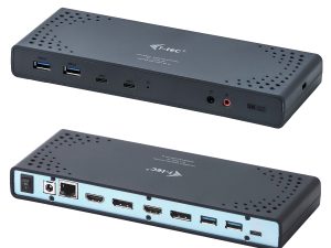 i-tec CADUA4KDOCKPDL laptop dock & poortreplicator Bedraad USB 3.2 Gen 1 (3.1 Gen 1) Type-C Zwart Refurbished