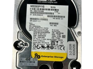 Refurbished | WD2003FYYS 2TB Enterprise HDD | WD RE SATA 3.5"